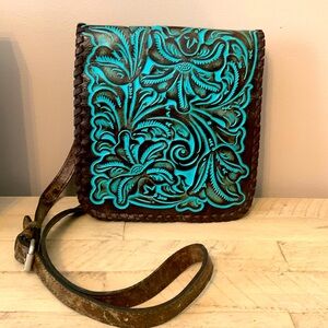 Patricia Nash Granada Tooled Crossbody Bag
